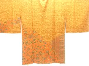 草花模様絵羽道行コート